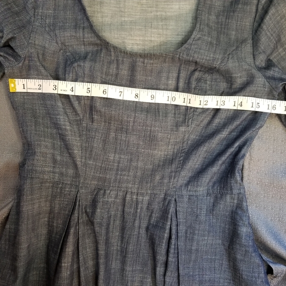 Eshakti chambray dress sz 4 - Picture 4 of 12